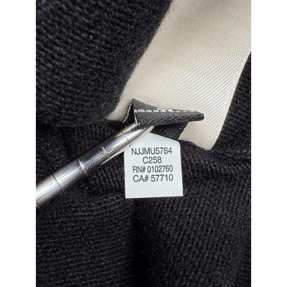 Kate Spade Sweater Womens Medium Black Embellished‎ Do Wonders Holiday Designer - Picture 7 of 9